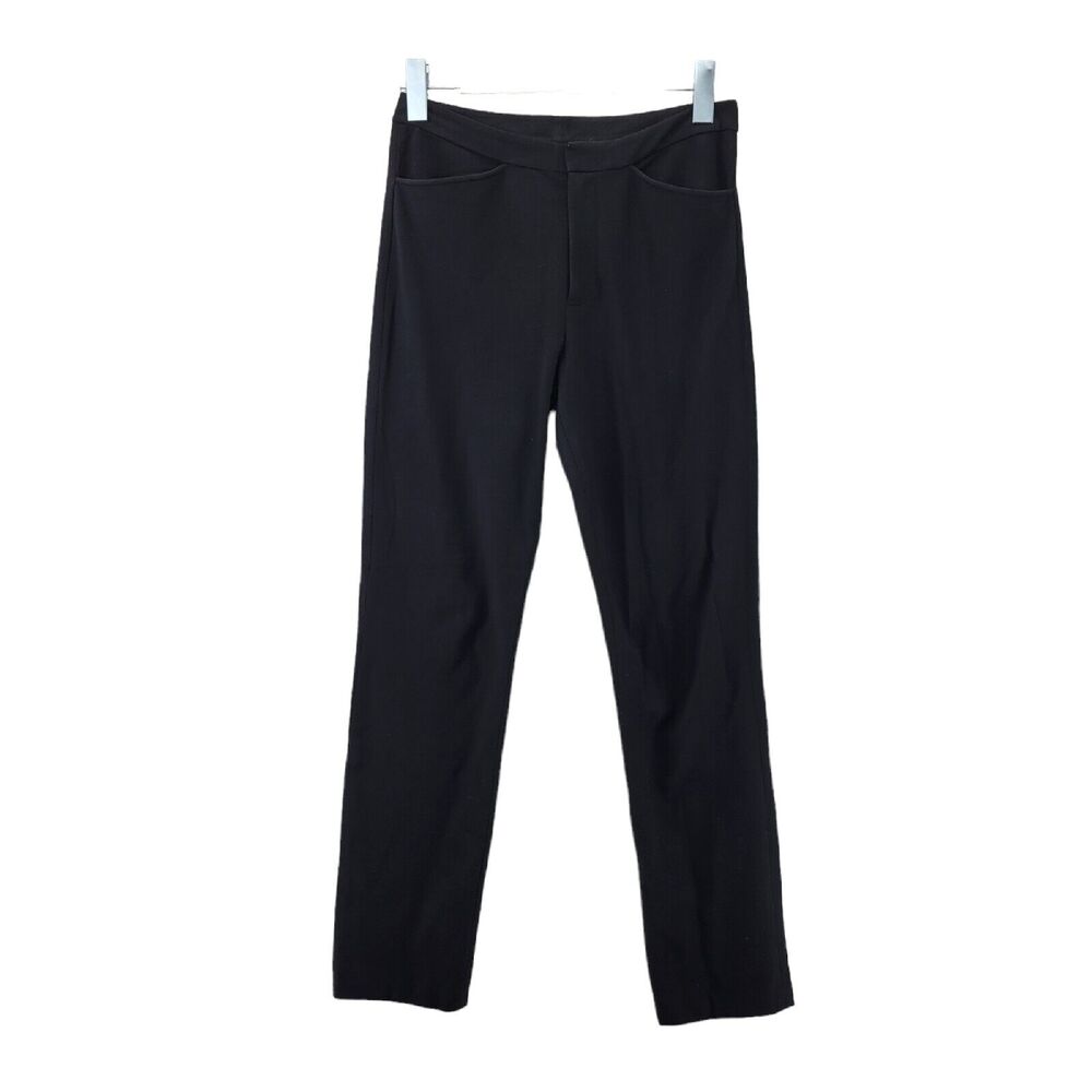 Ralph Lauren Women's Black Label Black Pants Straight Leg Stretch Size Small